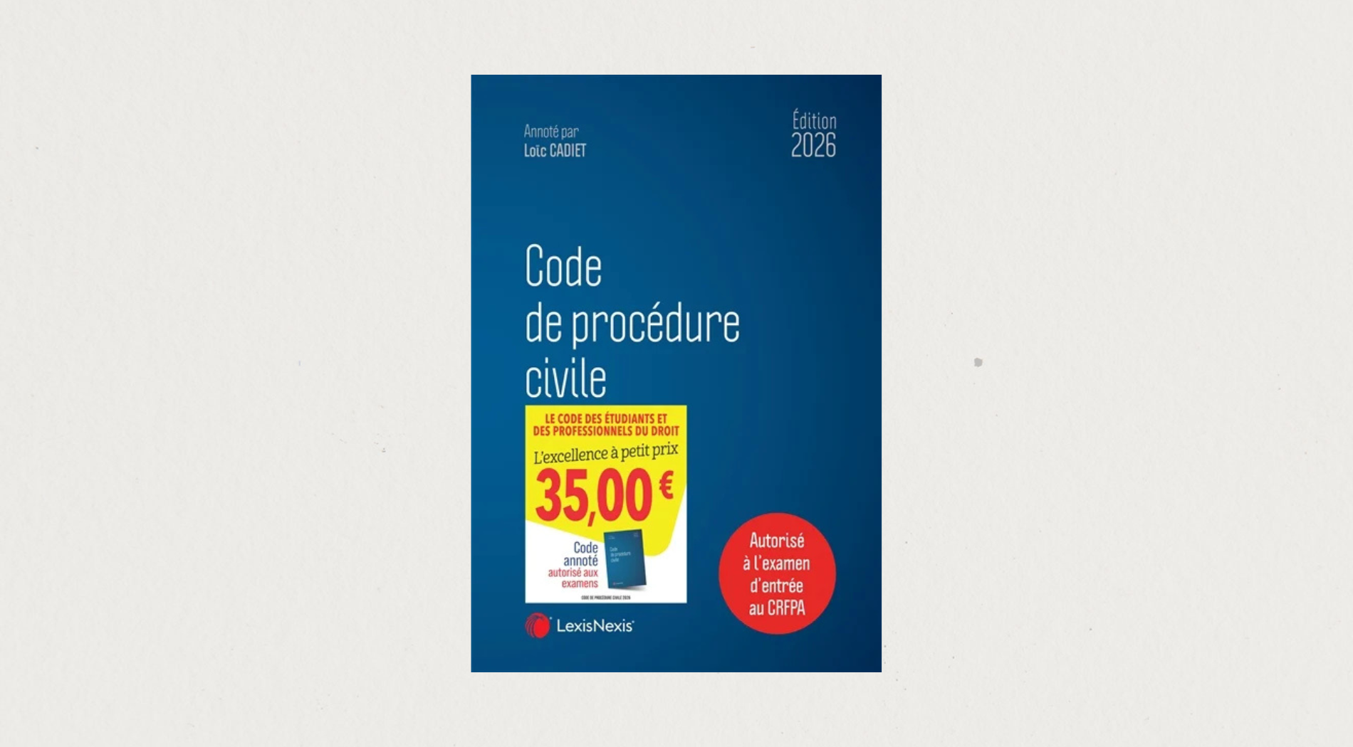 Illustration de l'article Code Procédure Civile 2026 - LexisNexis